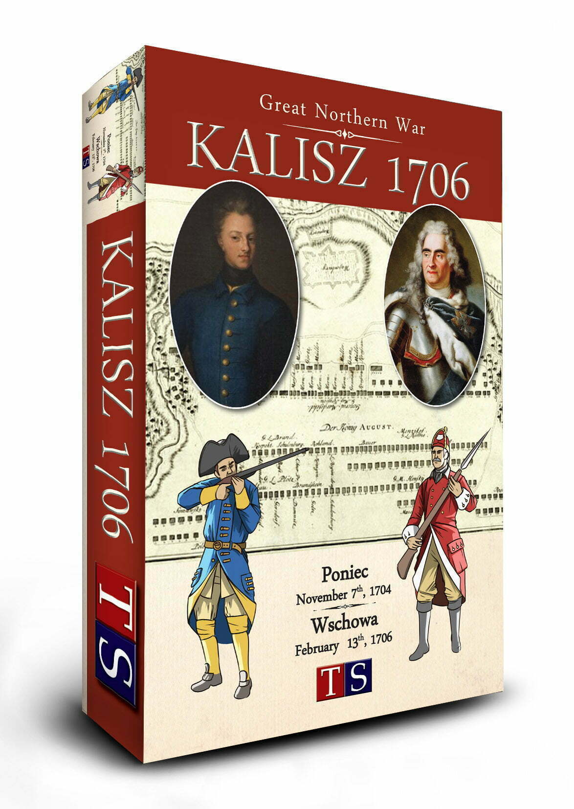 Bitwa pod Kaliszem 1706 rok - gra planszowa