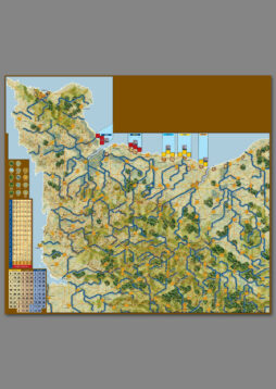 mapa do gry plansozwej normandia 1944