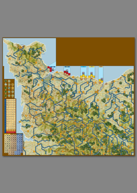 mapa do gry plansozwej normandia 1944
