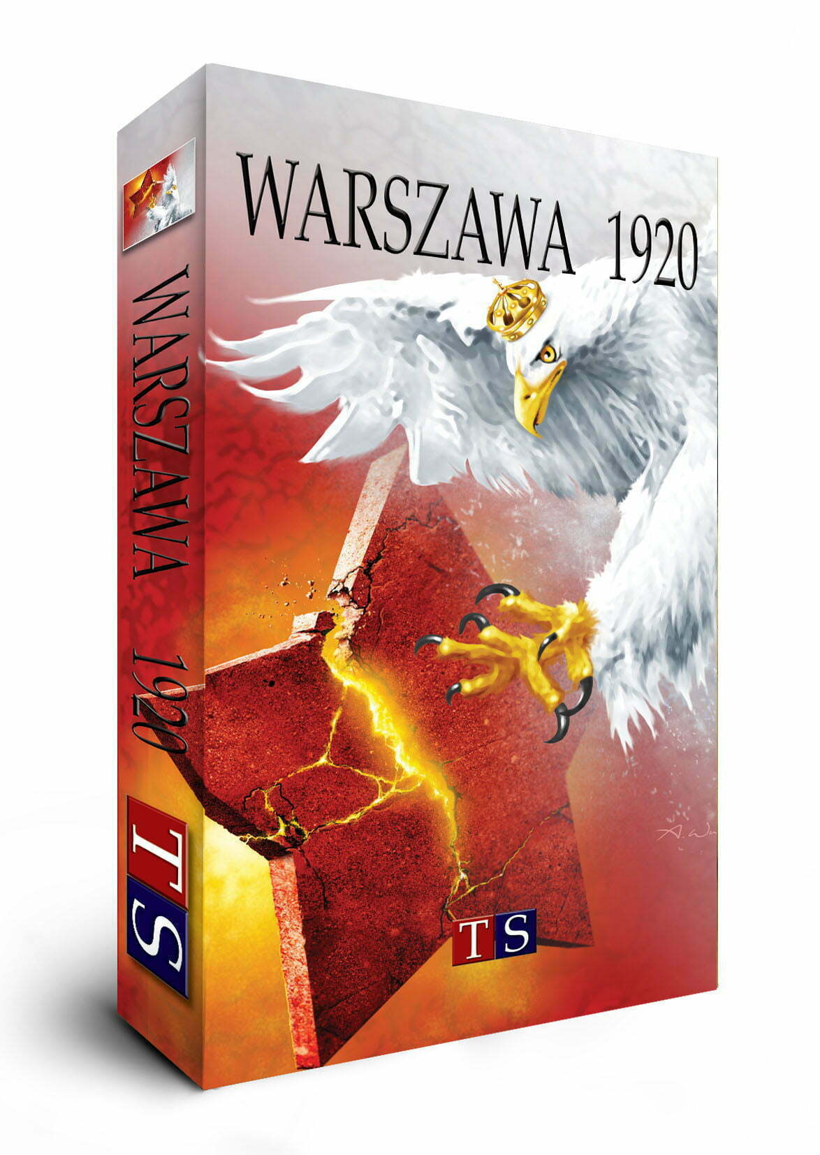 Pudełko do wojennej gry planszowej Warszawa 1920